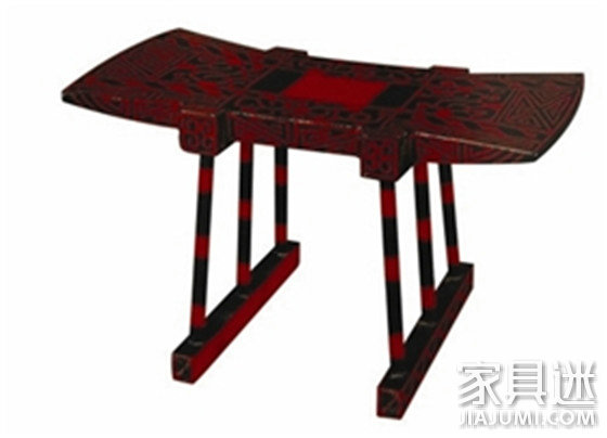 春秋晚期固始侯堆漆木俎