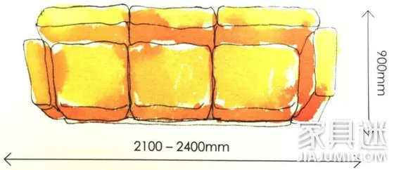 三人沙发尺寸